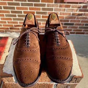 Allen Edmonds Strand Brown Snuff Suede 9D